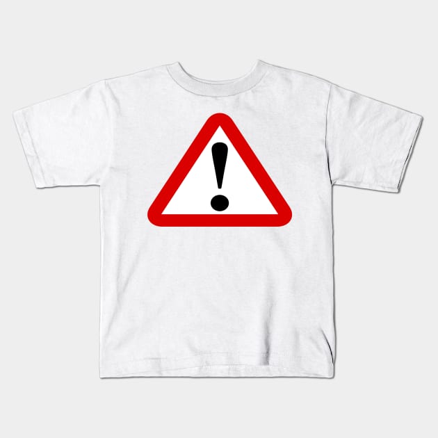 WARNING Kids T-Shirt by dcohea